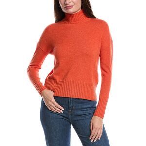 Forte Cashmere Womens  Funnel Neck Cashmere Sweater